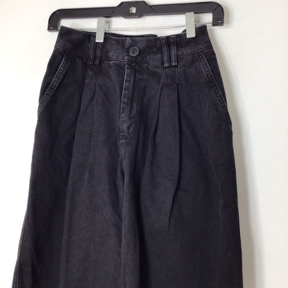 Wat the Brand denim jeans xs women black flare - Picture 3 of 9